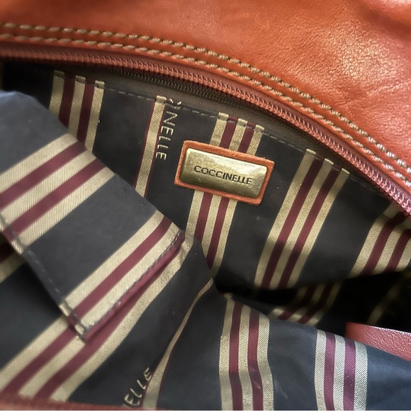 COCCINELLE Brown Leather Handbag - Picture 6 of 6